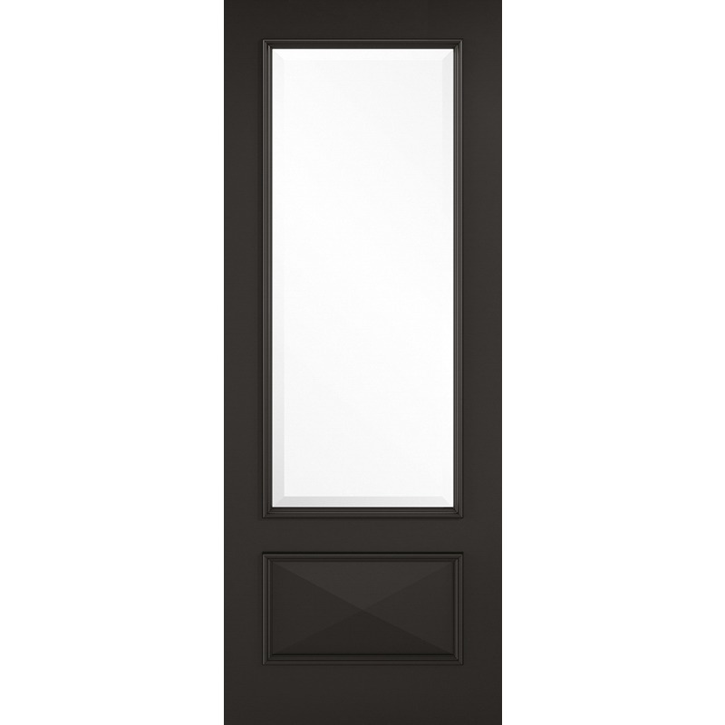 Internal Primed Black Knightsbridge Glazed Door